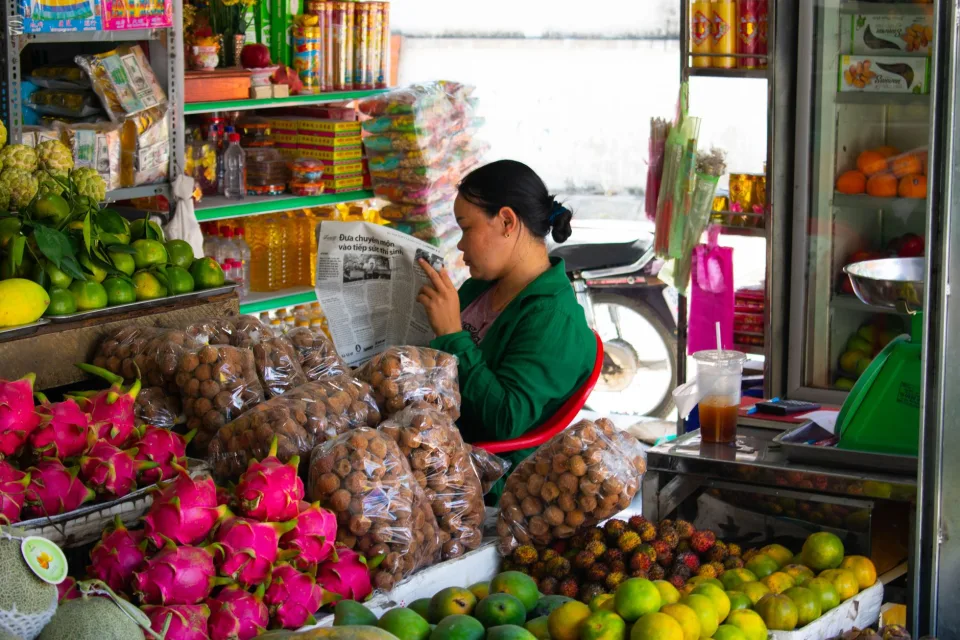 Lối đi trong cửa hàng